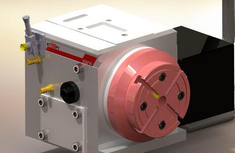 fourth axis machined